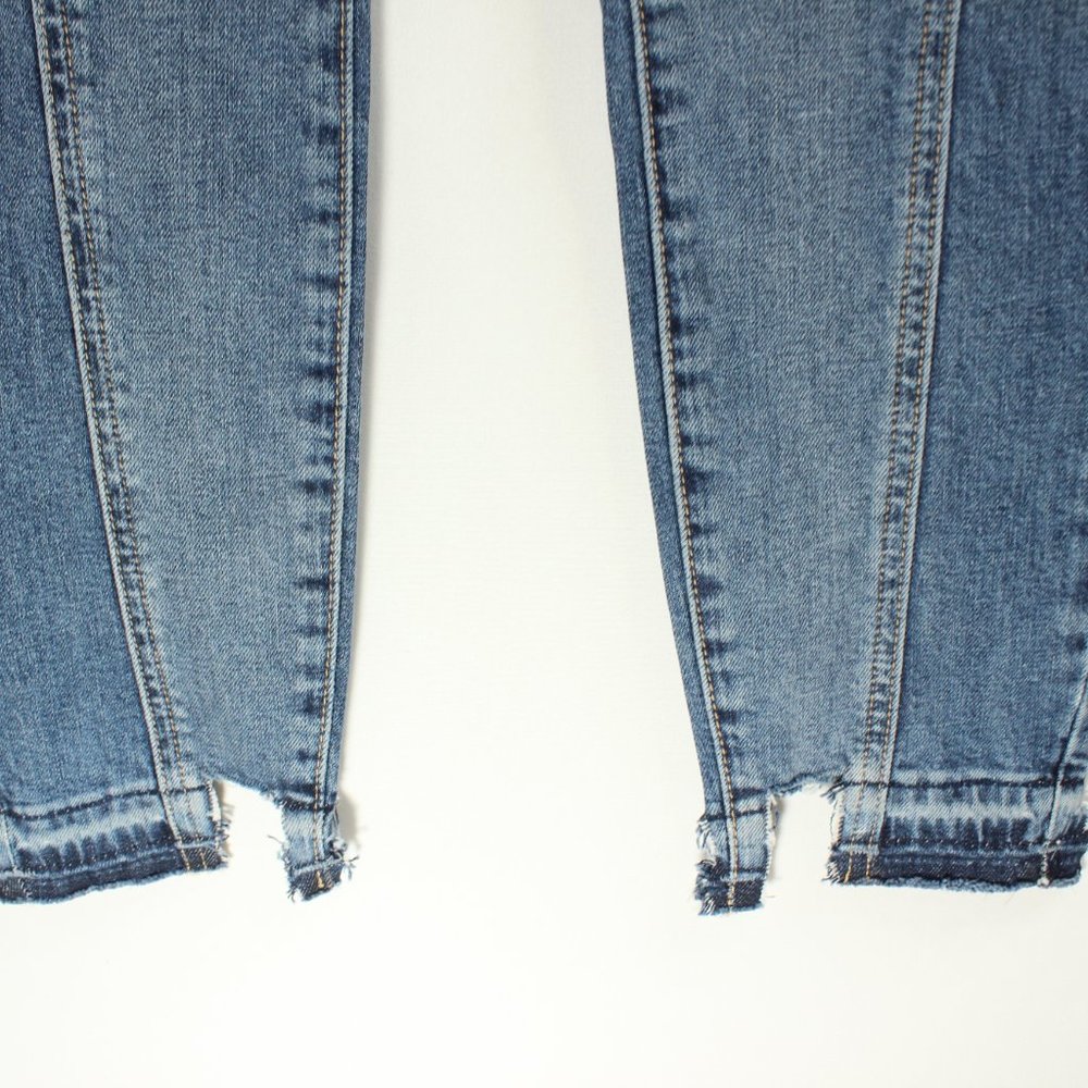 BLUE JEANS SILVER AIKO Skinny Women's Size‎ W24 L25 - Picture 6 of 12